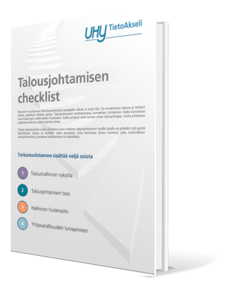 Talousjohtamisen checklist